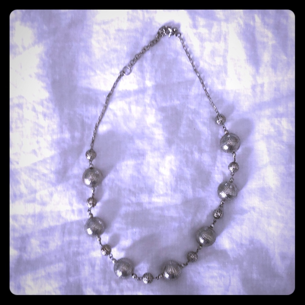 Silver necklace